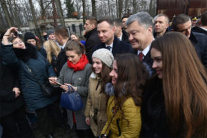 Анджей Дуда і Петро Порошенко під час зустрічі в Харкові. Фото з офіційної веб-сторінки Адміністрації президента України